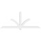 Ekena Millwork Redmond Architectural Grade PVC Gable Bracket, 84"W x 35"H x 4"D x 4"F, 10/12 Pitch GBP084X35X0404RED00 - alternate 3